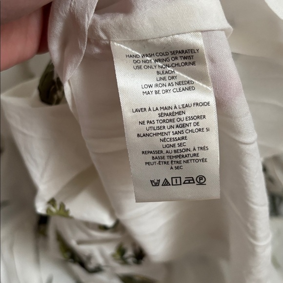 :Price Firm: Anthropologie High-Low Bubble Skirt in Green Pattern - Picture 10 of 12